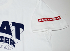 ミートソルジャー2016秋冬Tシャツ ホワイト袖口